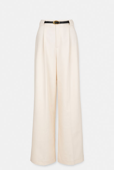 Pantalone širokog kroja sa kaišem Tiffany Production